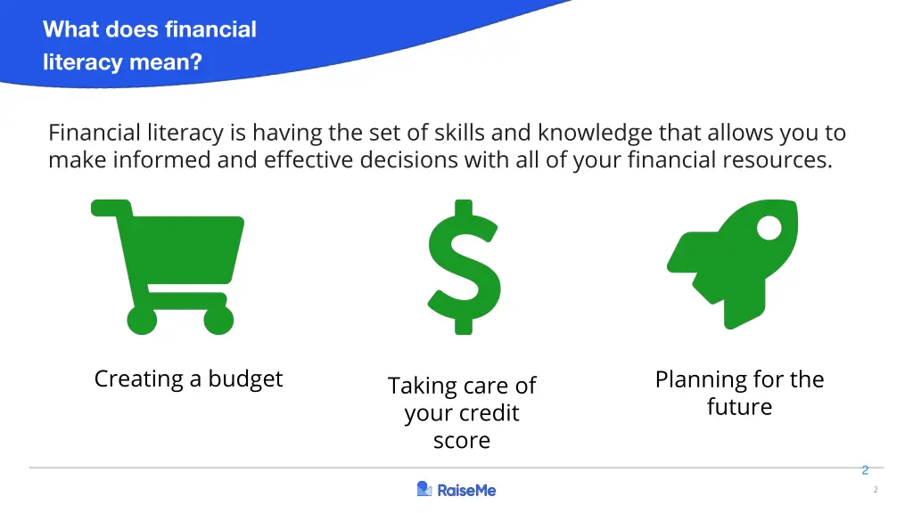 what does financial literacy mean