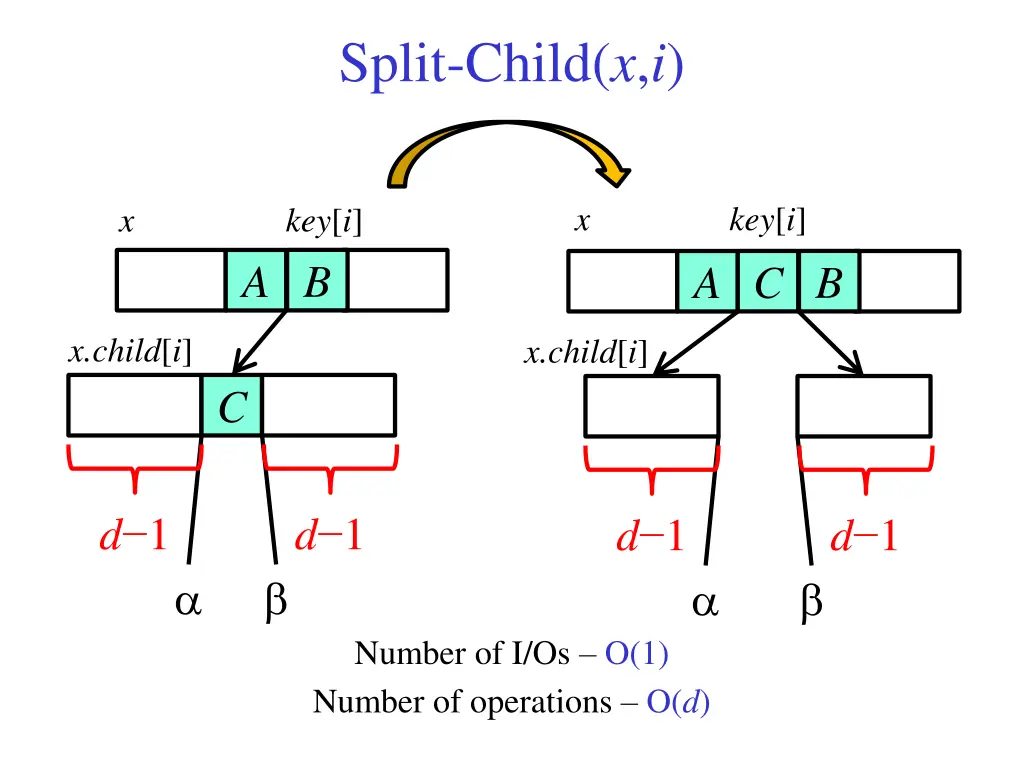 split child x i