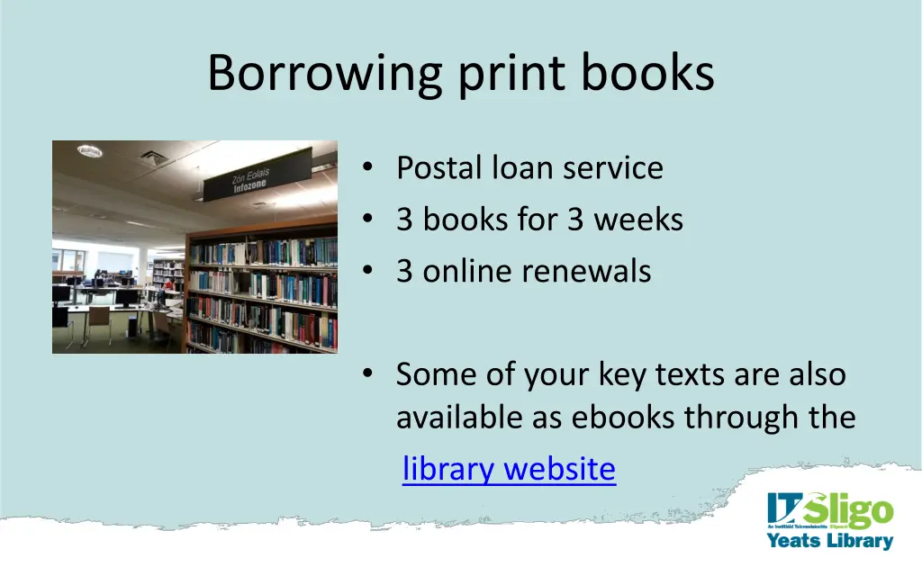 borrowing print books