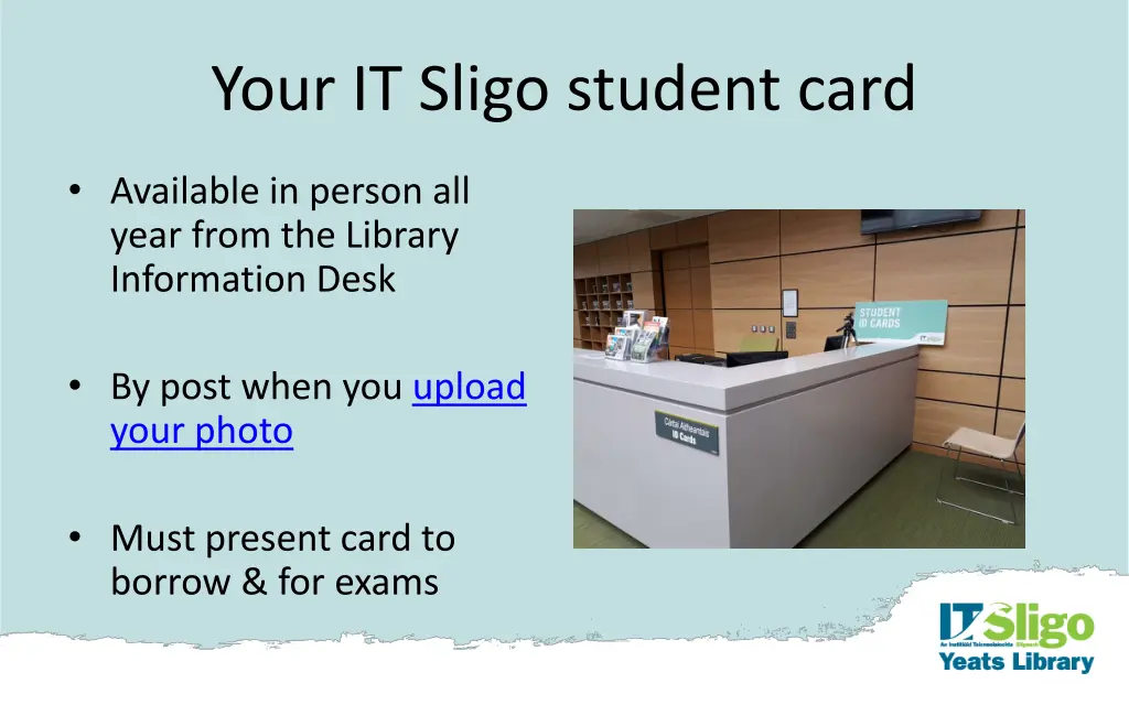 your it sligo student card