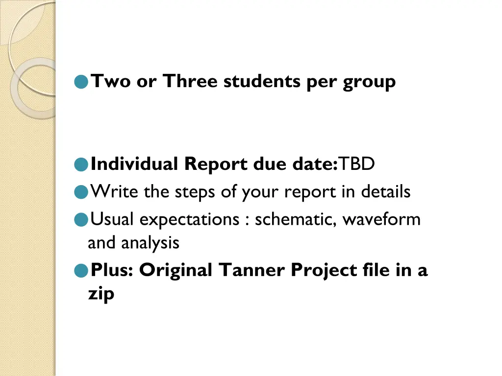 two or three students per group