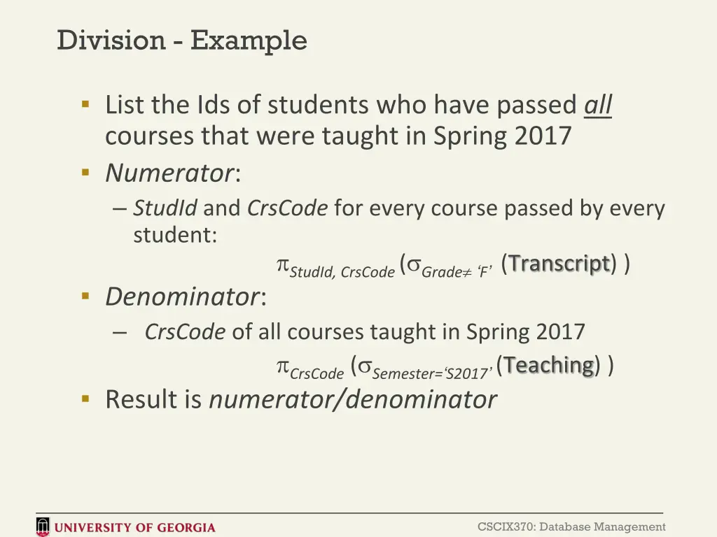 division example