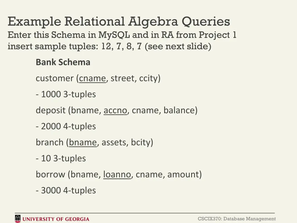 example relational algebra queries enter this