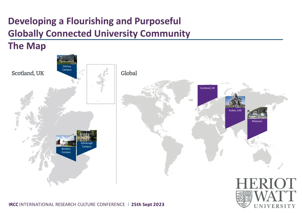 developing a flourishing and purposeful globally