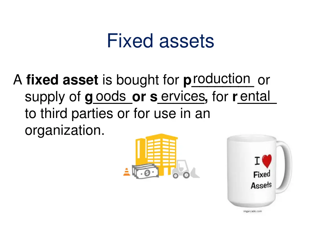 fixed assets