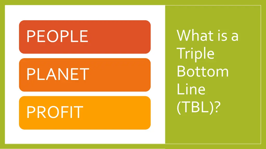 what is a triple bottom line tbl