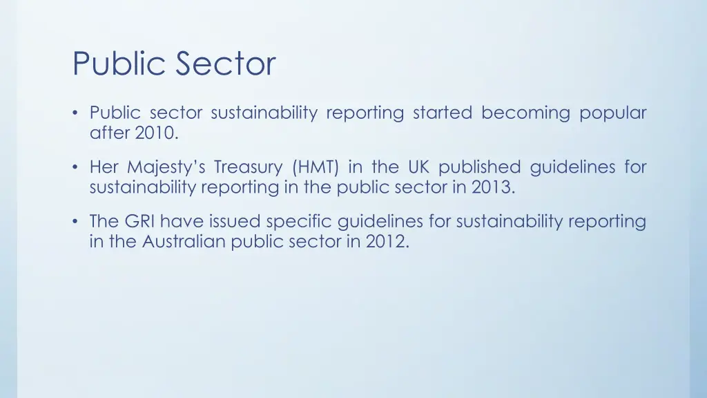 public sector