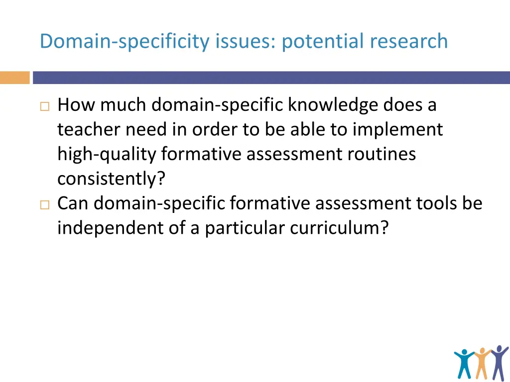 domain specificity issues potential research