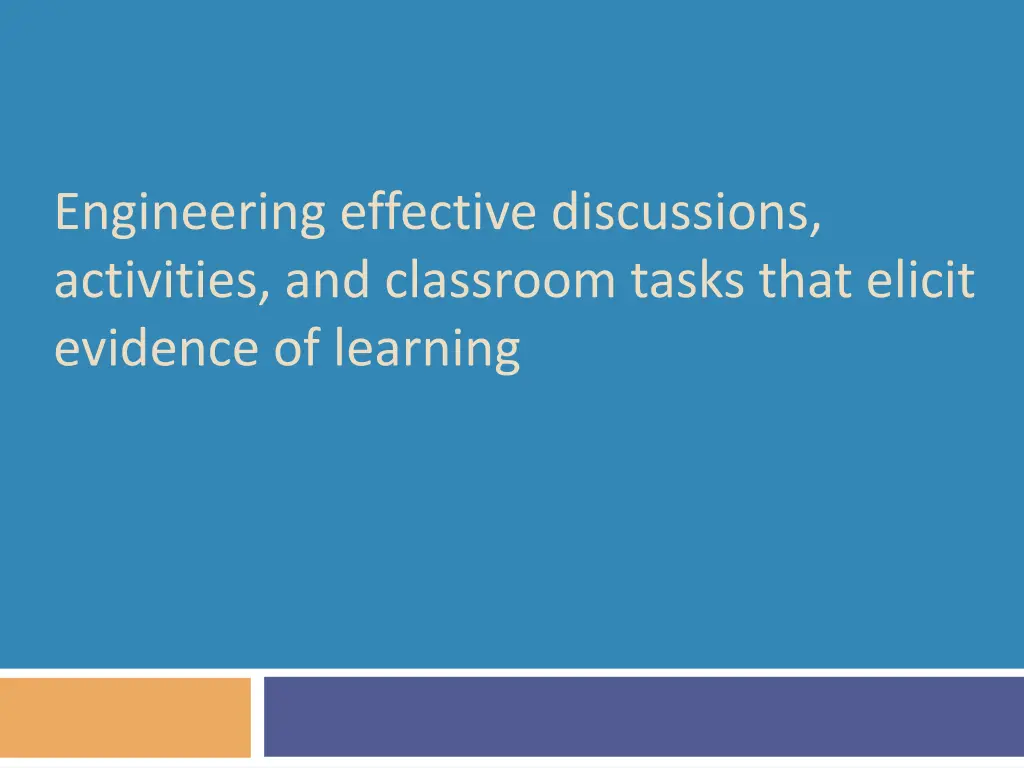 engineering effective discussions activities