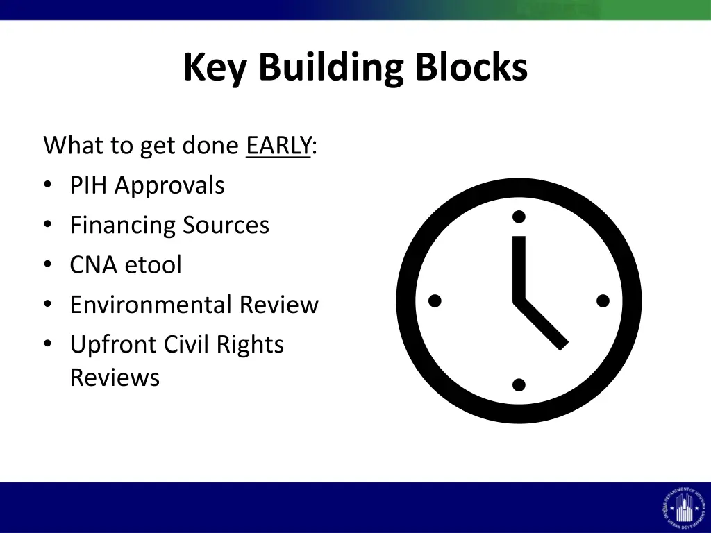 key building blocks