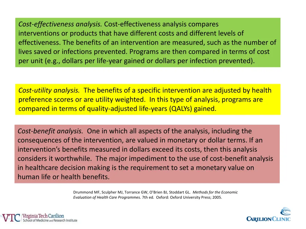 cost effectiveness analysis cost effectiveness