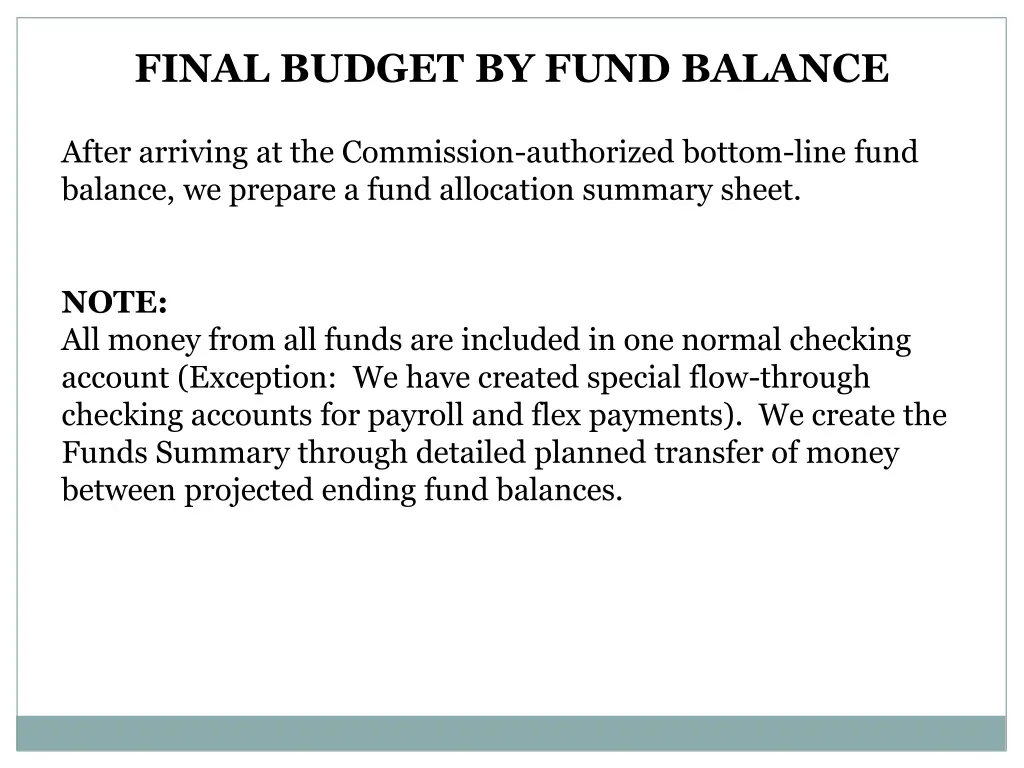 final budget by fund balance