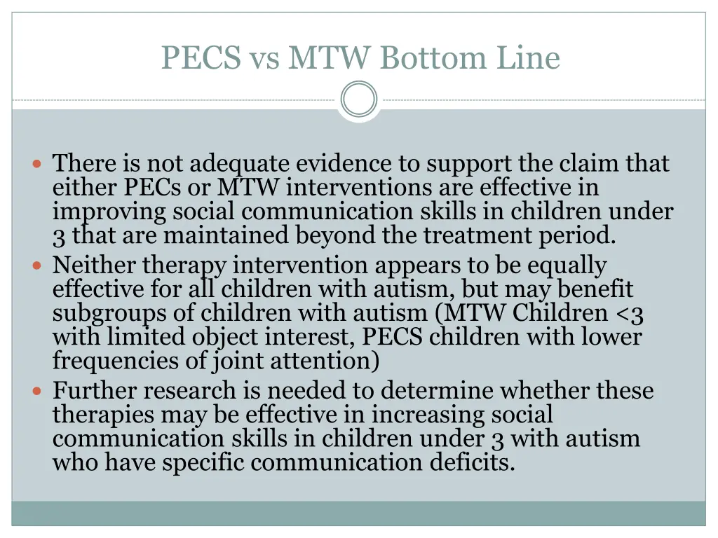 pecs vs mtw bottom line