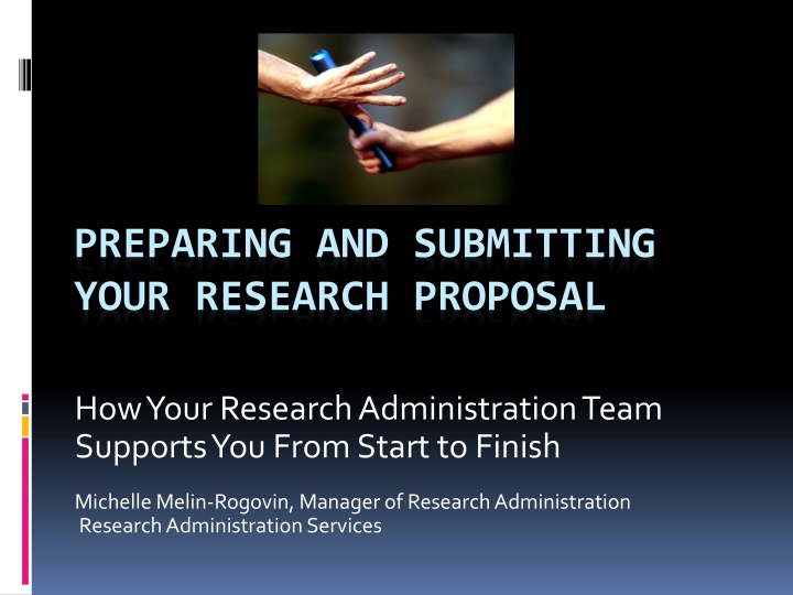 preparing and submitting your research proposal