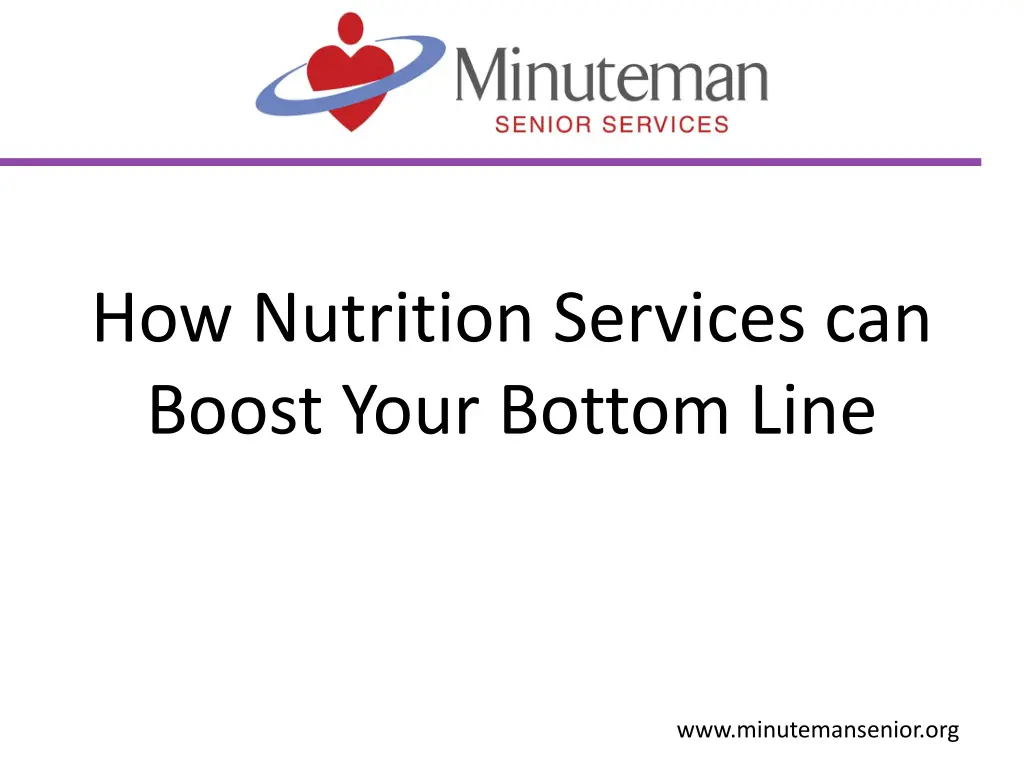 how nutrition services can boost your bottom line