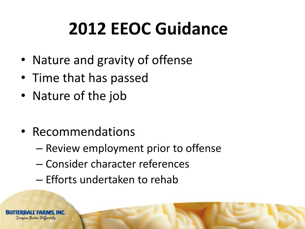 2012 eeoc guidance