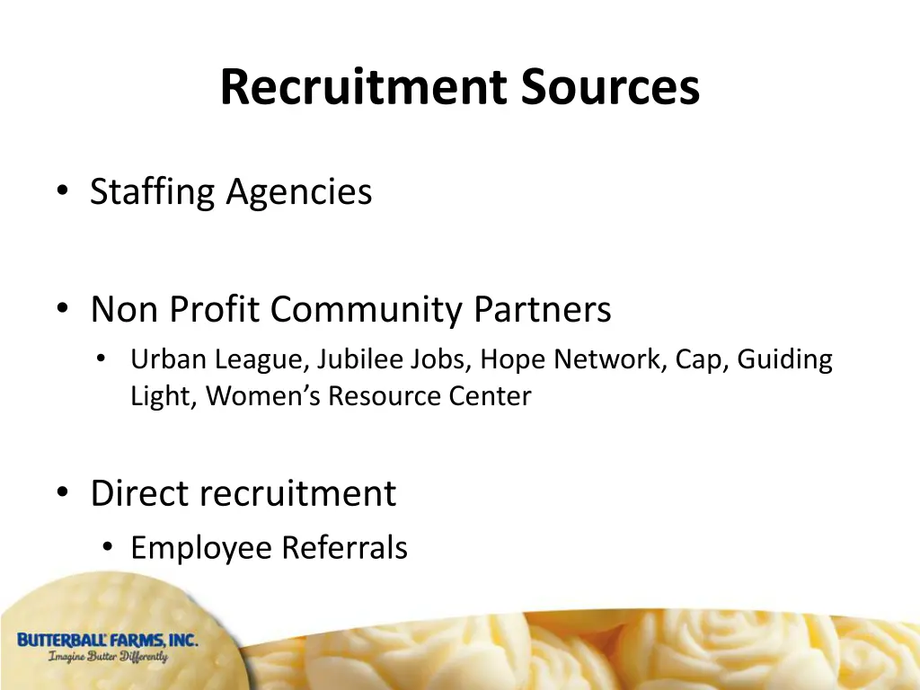 recruitment sources