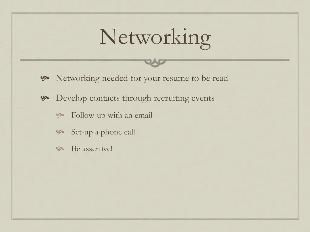 networking