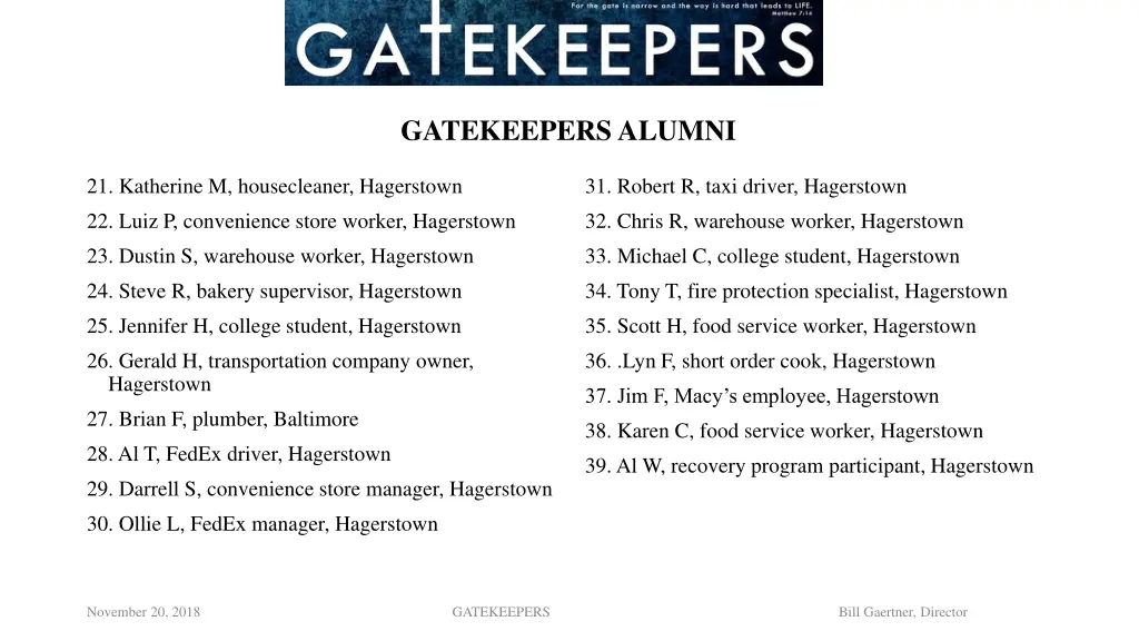 gatekeepers alumni 1