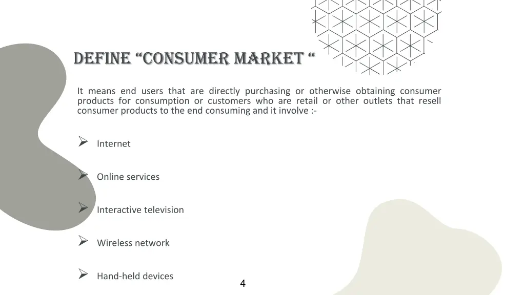 define consumer market