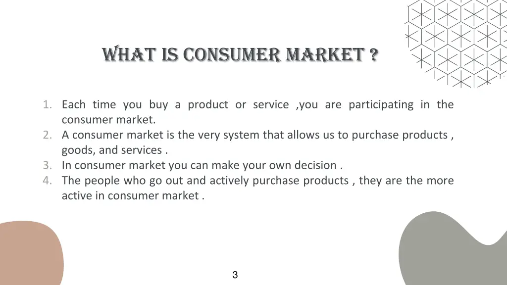 what is consumer market