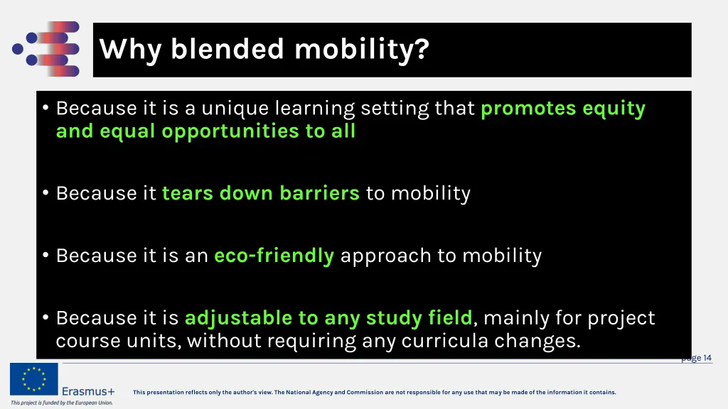 why blended mobility 1