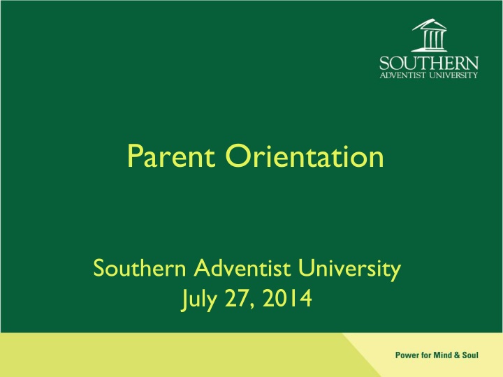 parent orientation