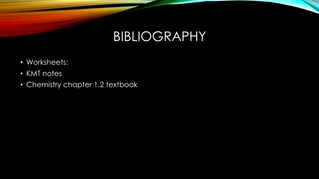 bibliography