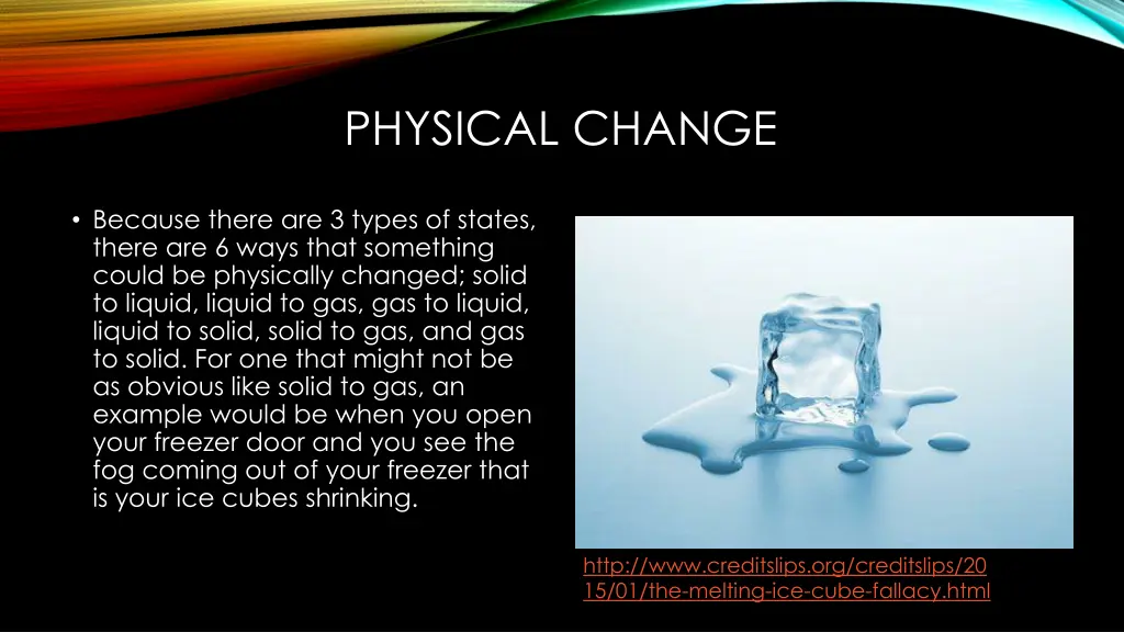 physical change