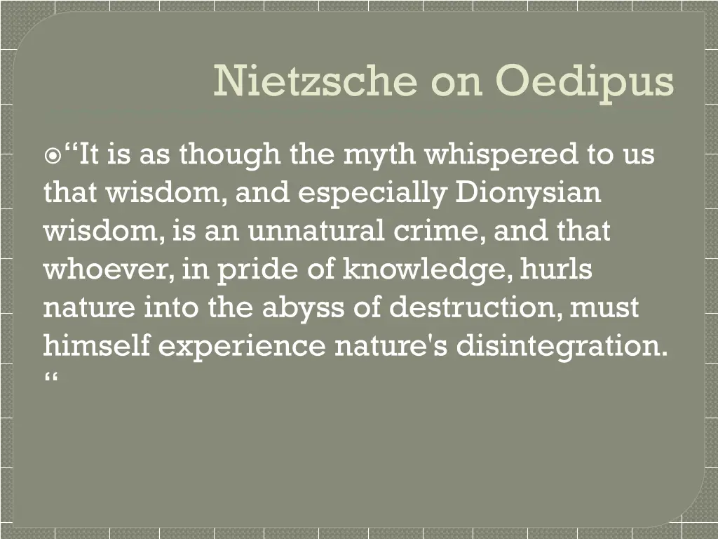 nietzsche on oedipus 3