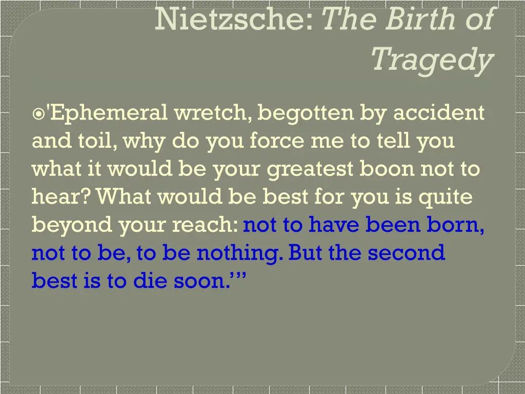 nietzsche the birth of 1