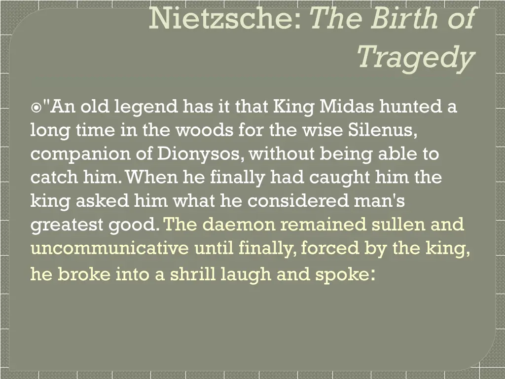 nietzsche the birth of