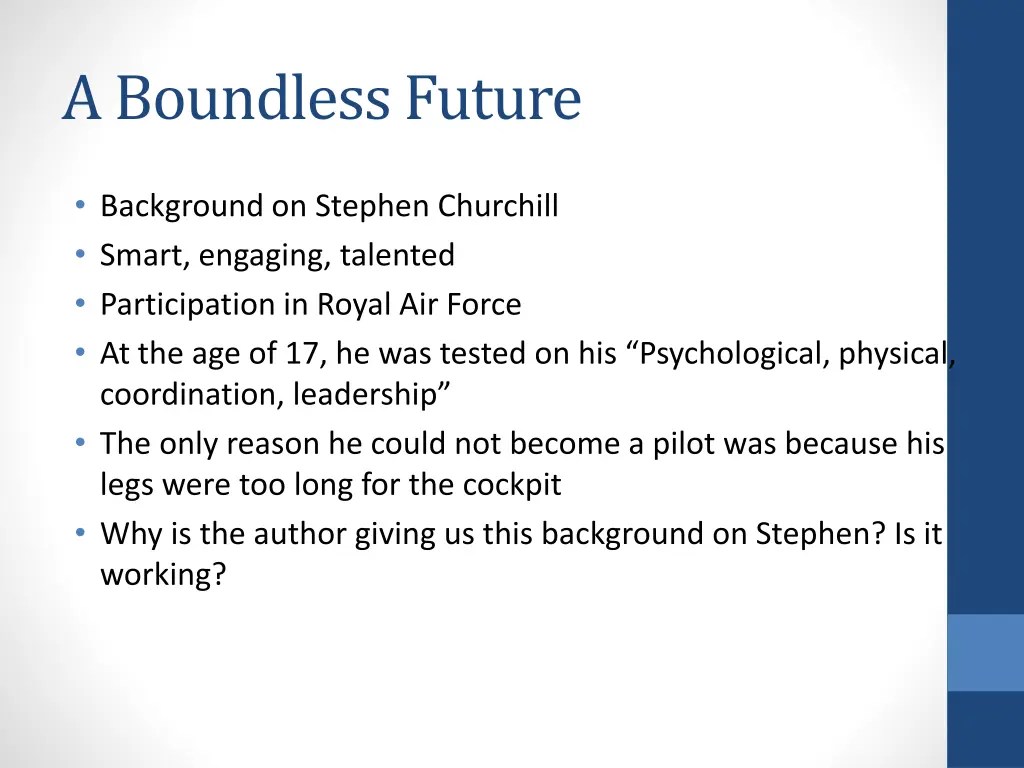 a boundless future