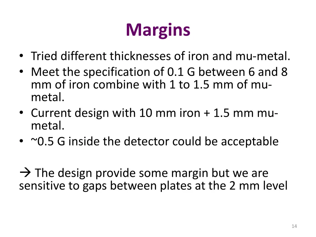 margins