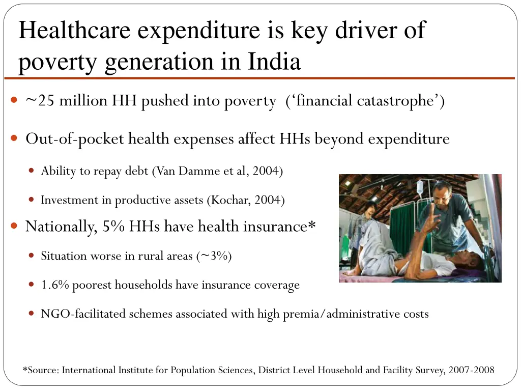 healthcare expenditure is key driver of poverty