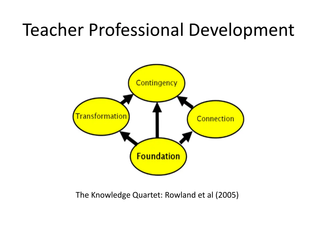 teacher professional development