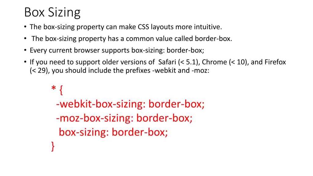 box sizing the box sizing property can make