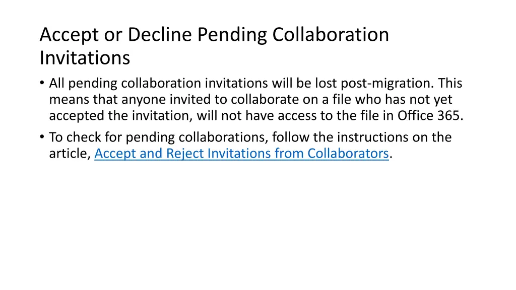 accept or decline pending collaboration