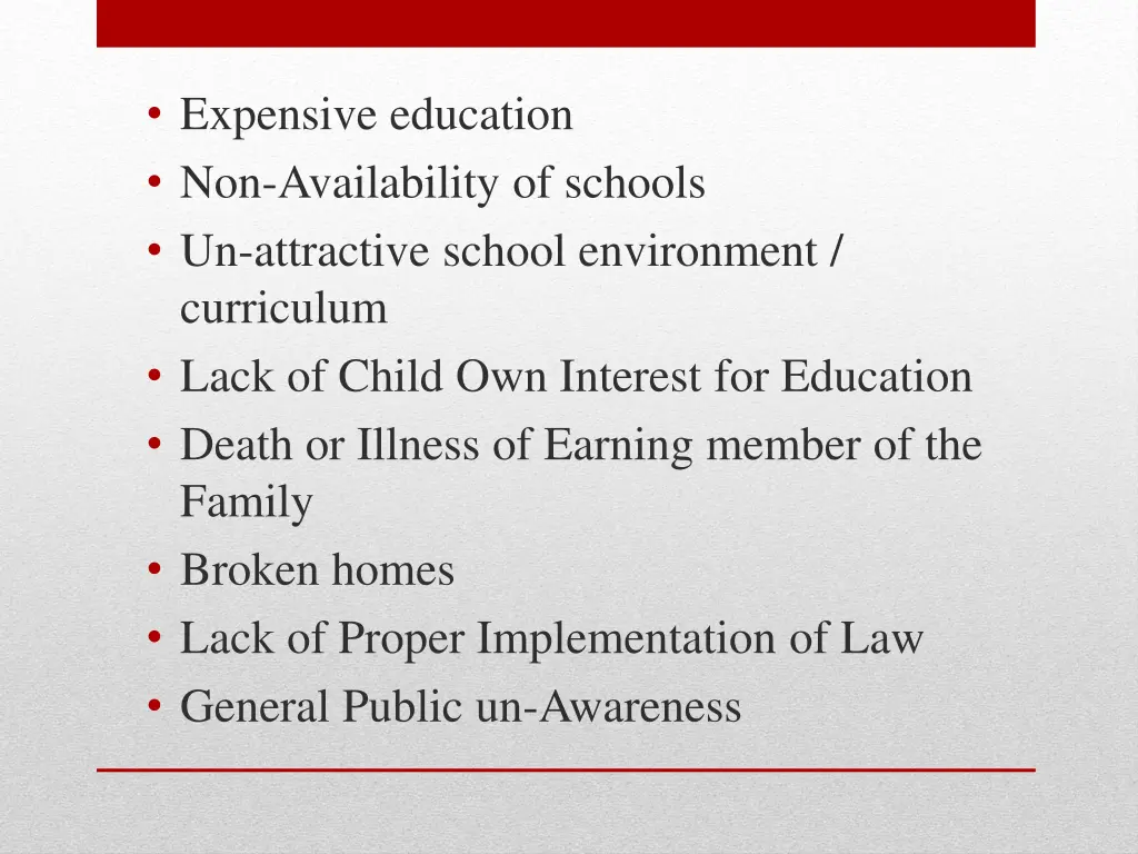 expensive education non availability of schools