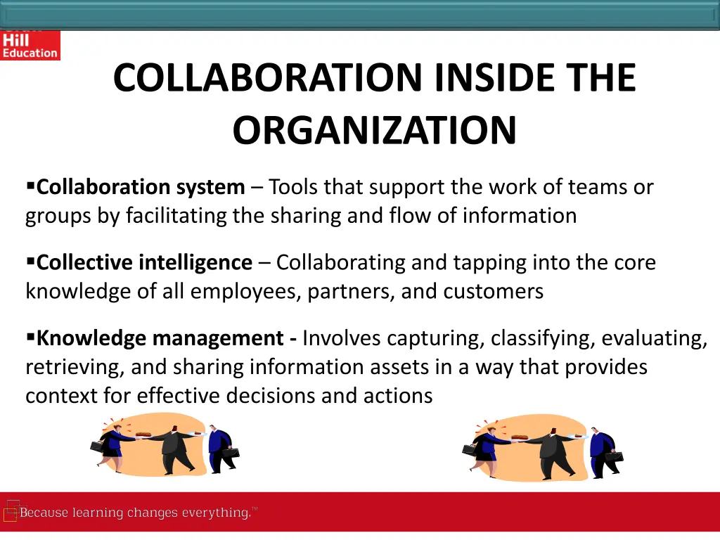 collaboration inside the organization