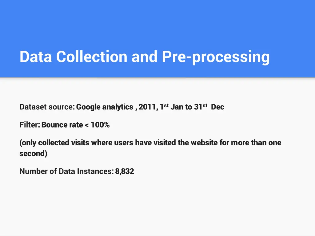 data collection and pre processing