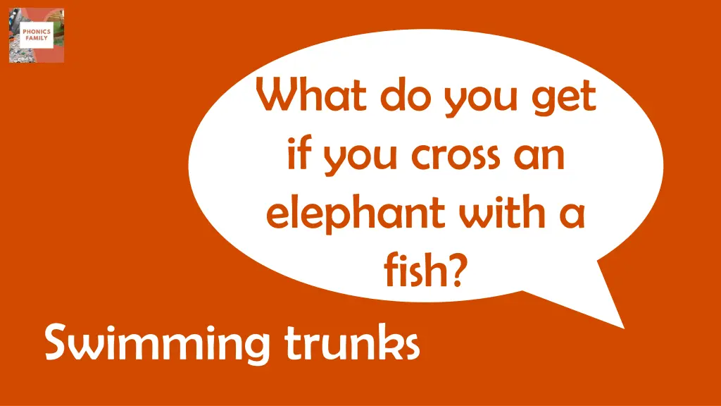 what do you get if you cross an elephant with