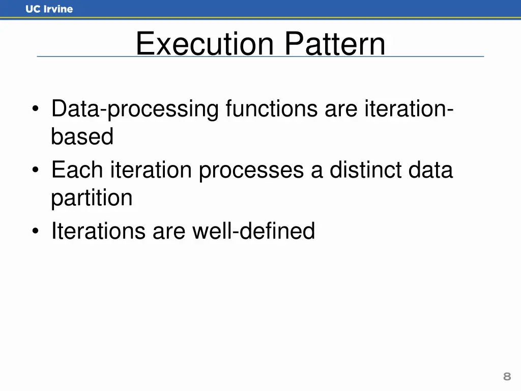 execution pattern