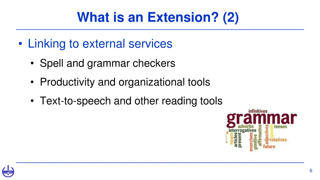 what is an extension 2