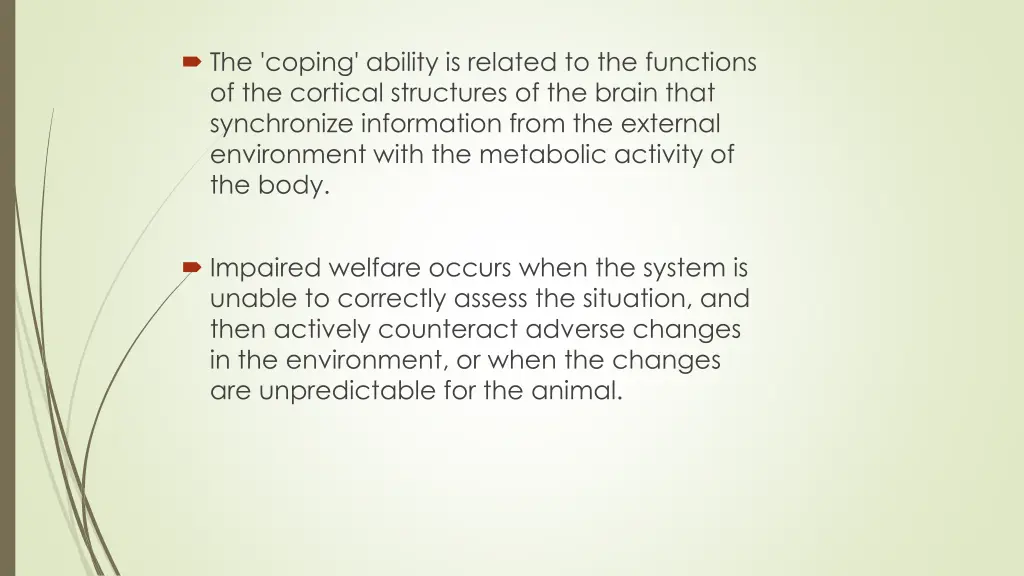 the coping ability is related to the functions