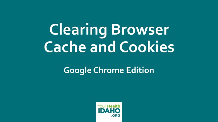 clearing browser cache and cookies