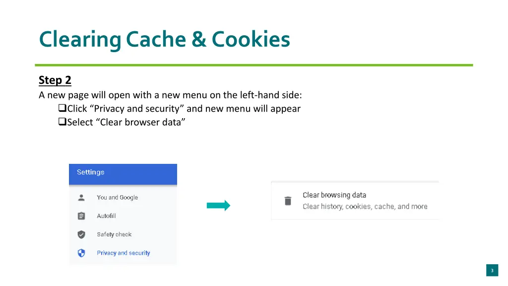 clearing cache cookies 1