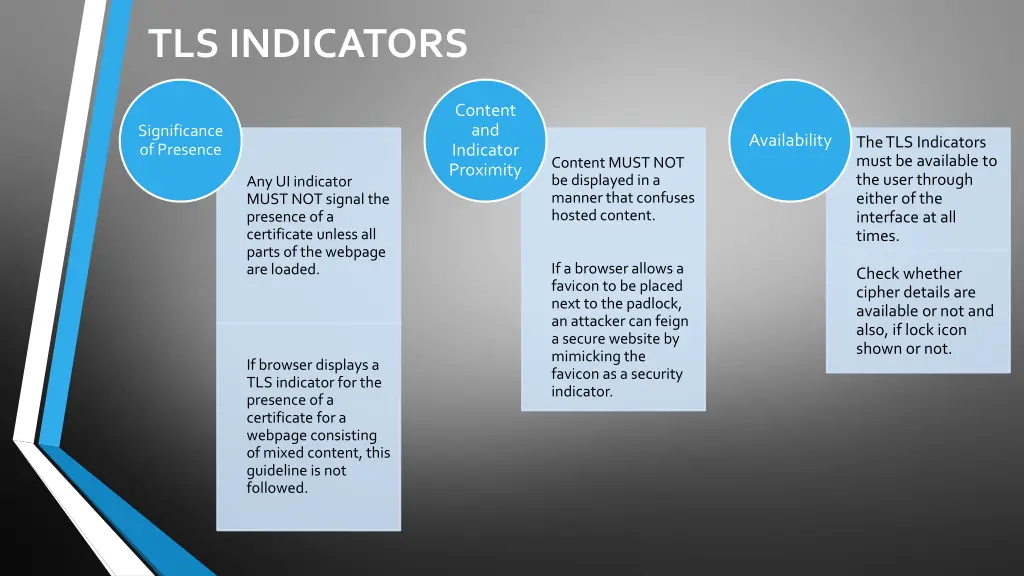 tls indicators