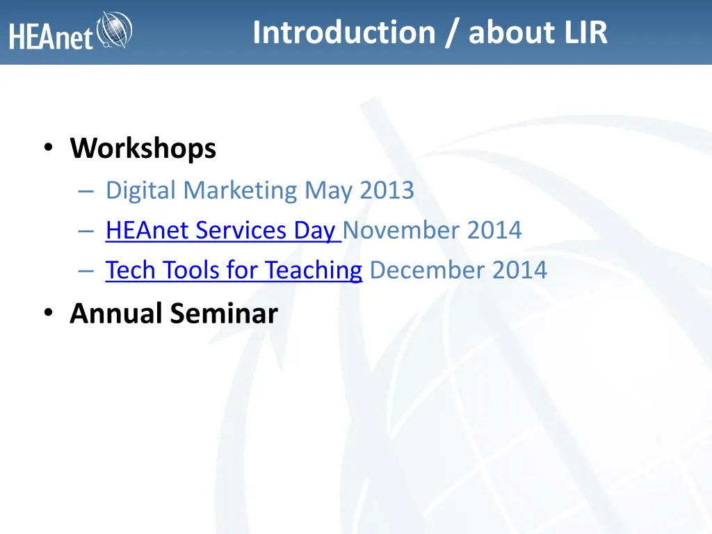 introduction about lir 1