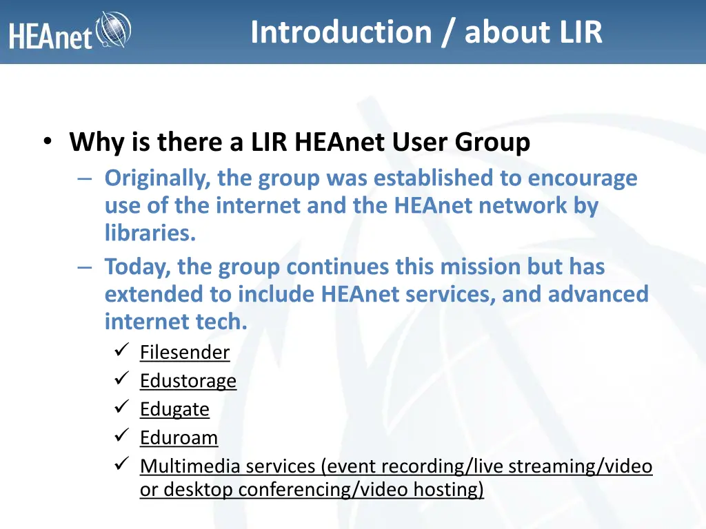 introduction about lir 2